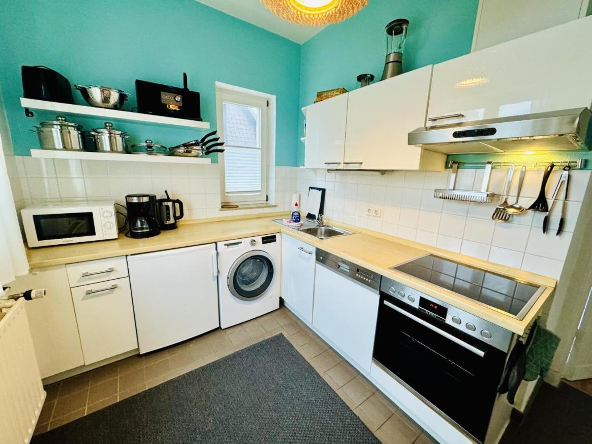 Bootshaus/ Holzdeck Apartment Rostock Exterior foto